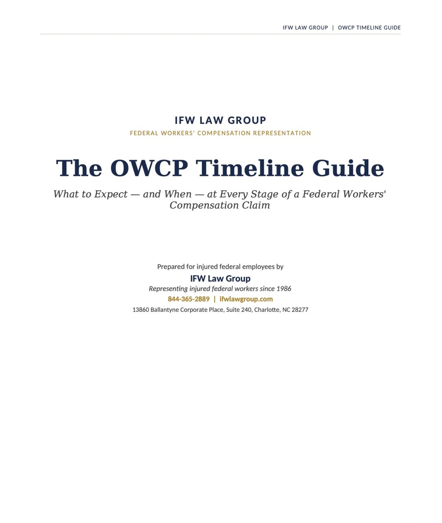 Cover of The OWCP Timeline Guide
