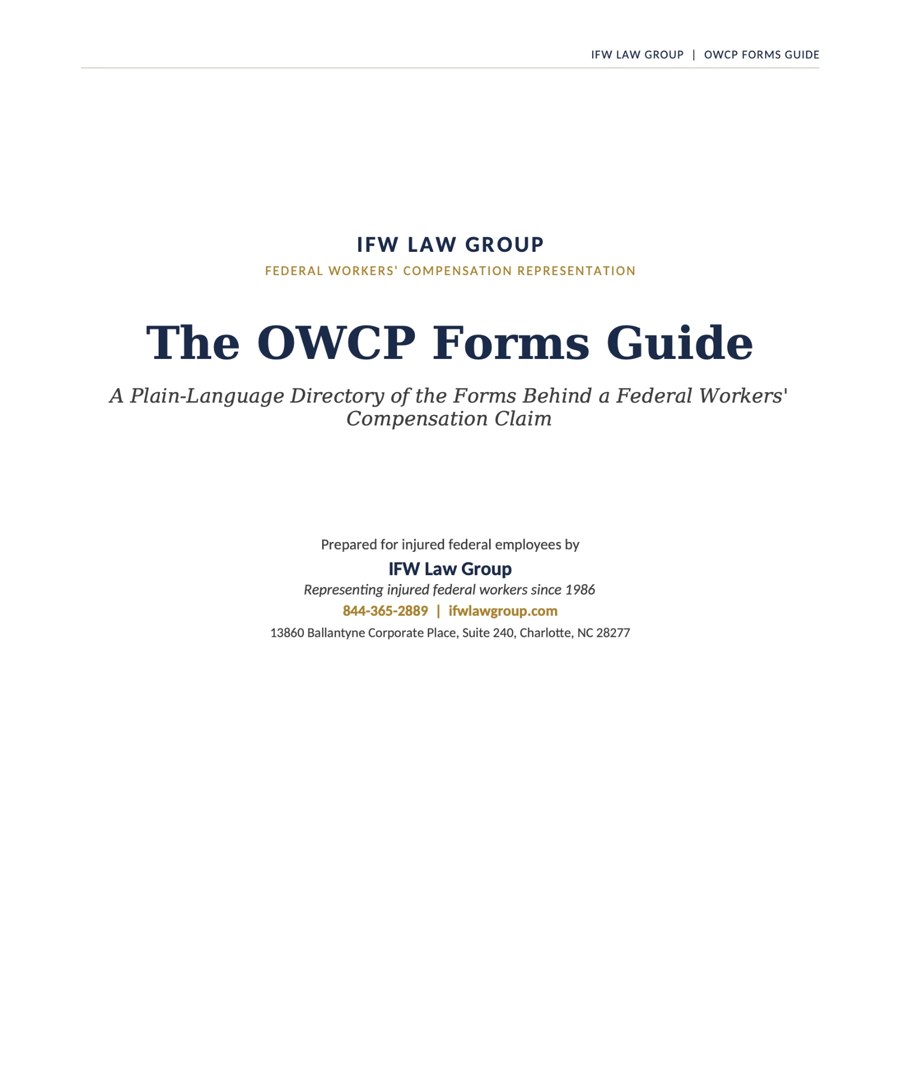 Cover of The OWCP Forms Guide