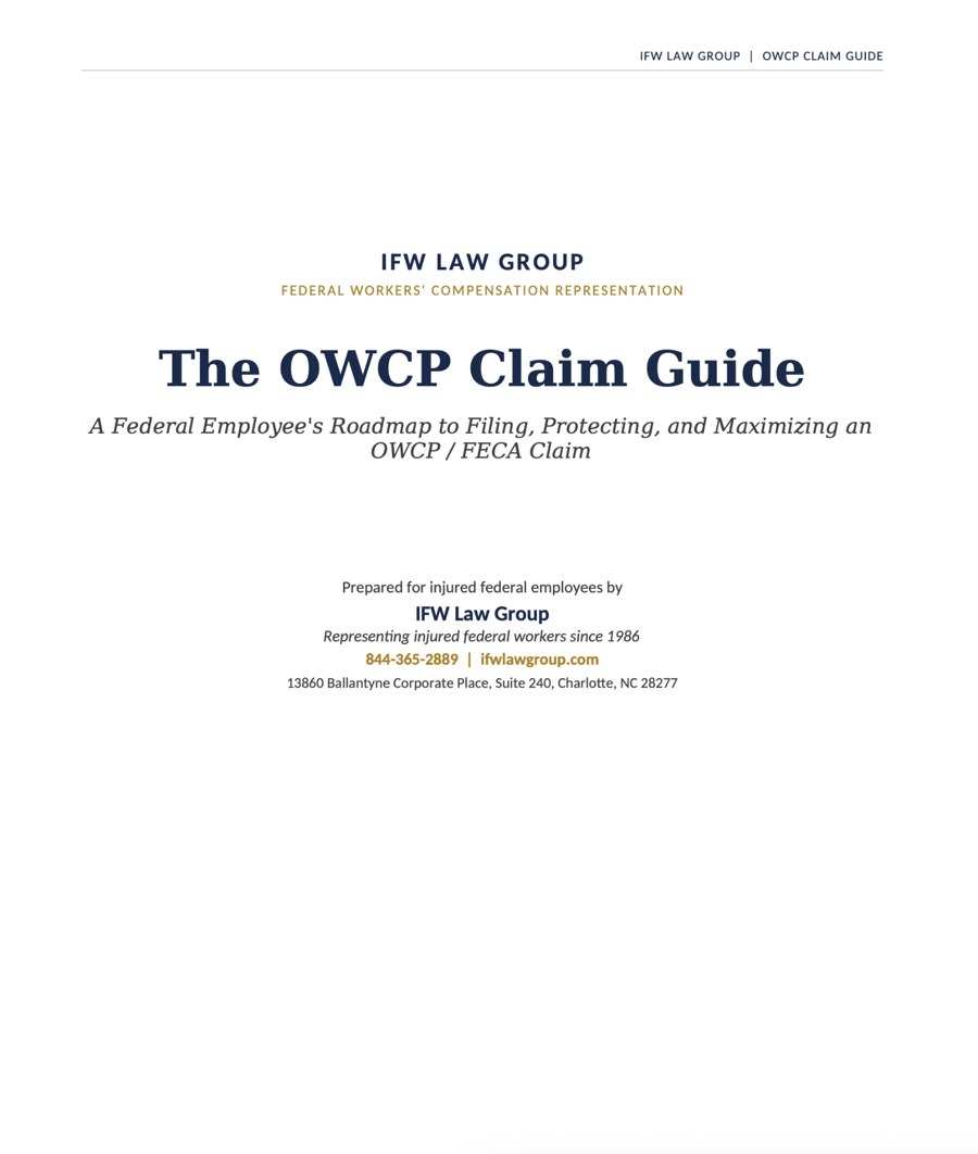 Cover of The OWCP Claim Guide